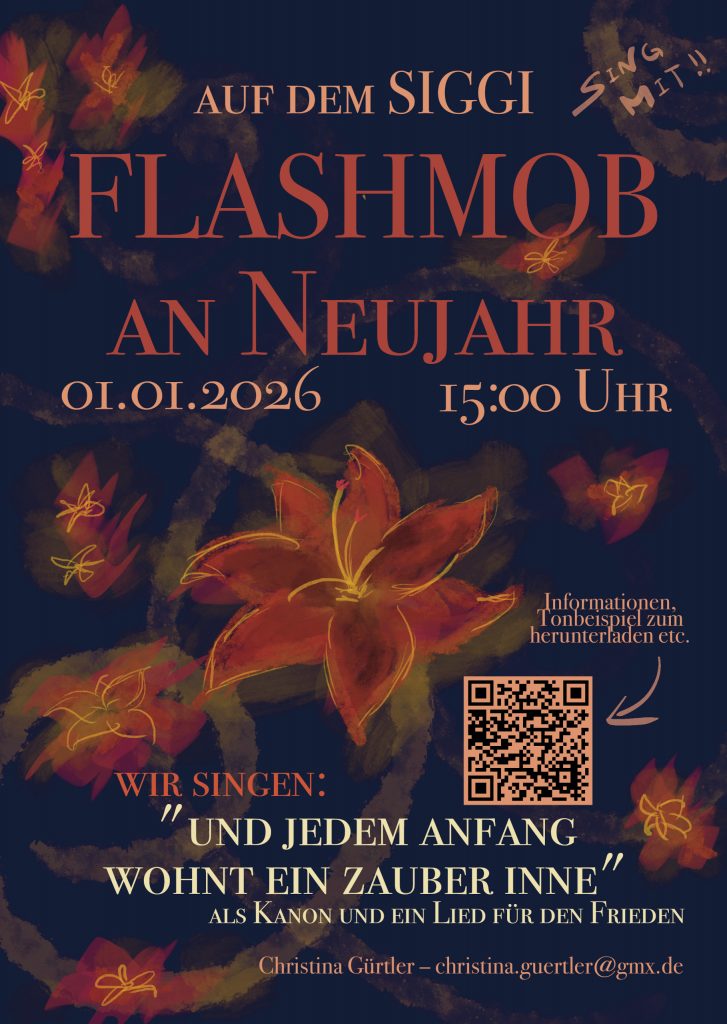 Neujahrsflashmob auf dem Siggi am 1.1.2026